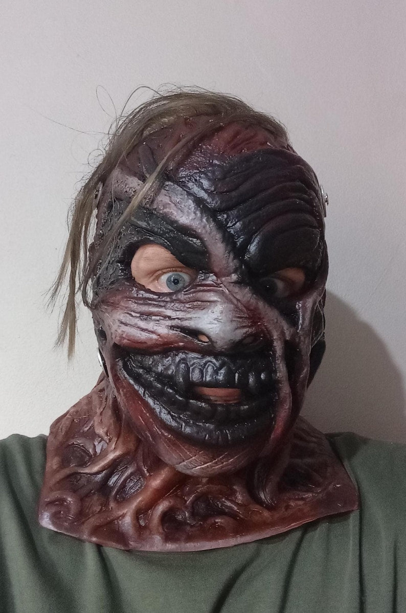 Burnt monster latex mask