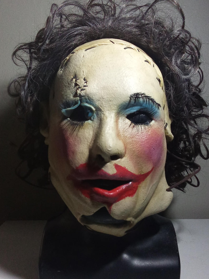 Leatherface Texas chainsaw massacre latex mask prop
