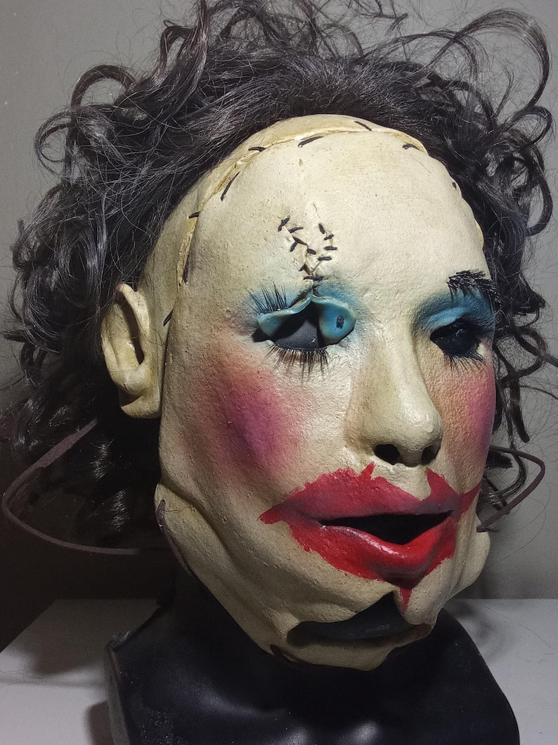 Leatherface Texas chainsaw massacre latex mask prop