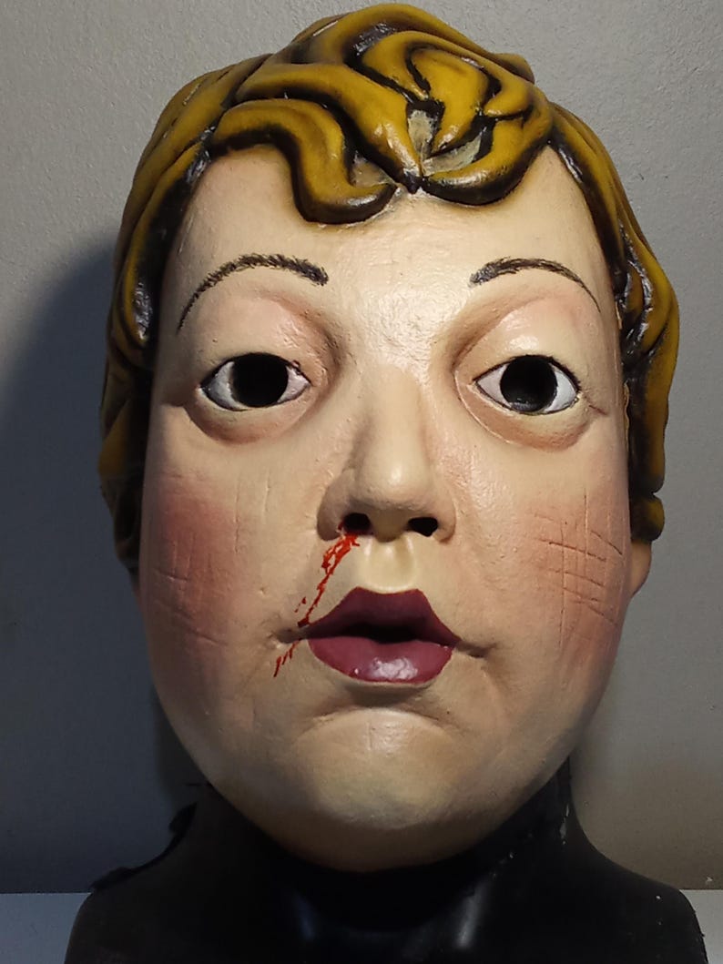 valentine killer latex mask replica horror prop