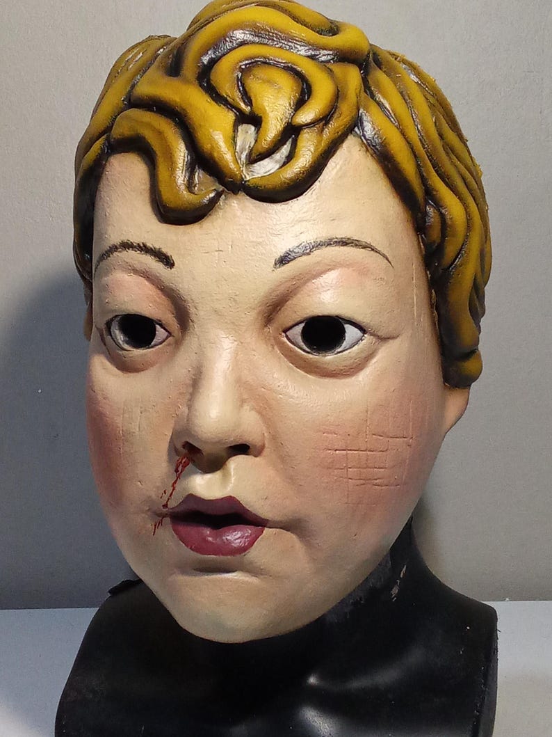 valentine killer latex mask replica horror prop