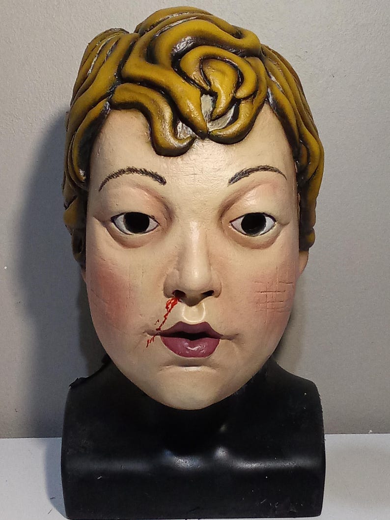 valentine killer latex mask replica horror prop
