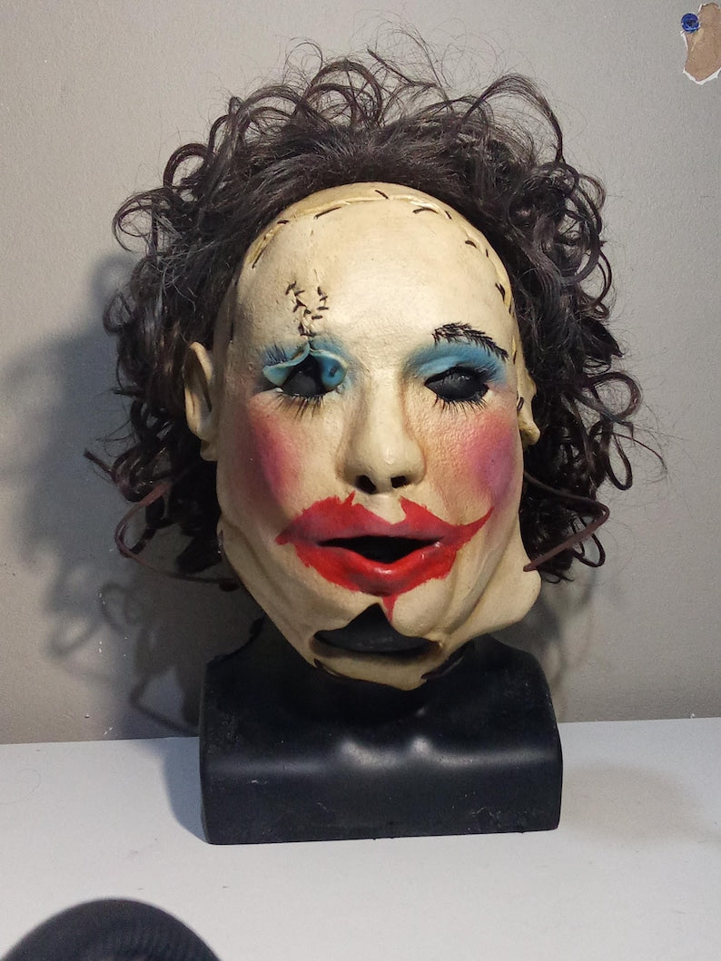 Leatherface Texas chainsaw massacre latex mask prop