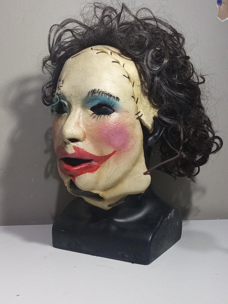 Leatherface Texas chainsaw massacre latex mask prop