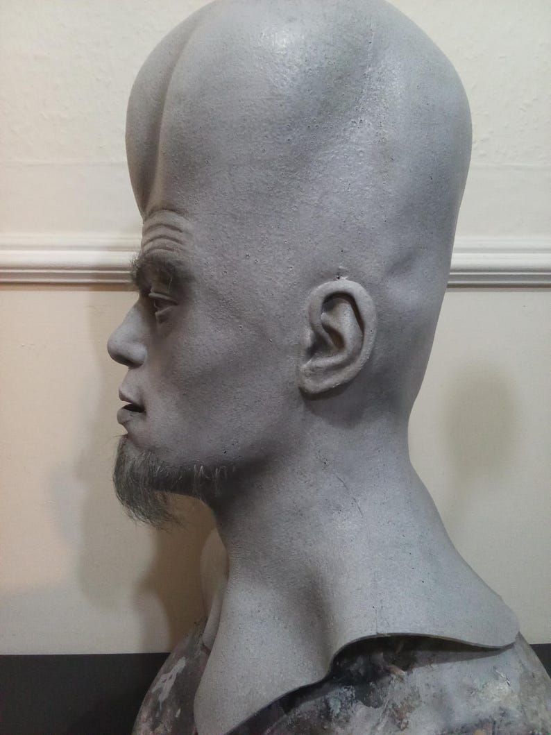 The Twilight Zone kanamit latex mask prop replica 1:1 bust