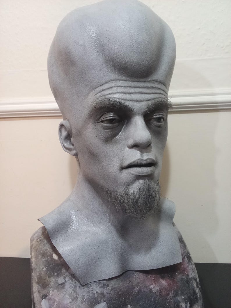The Twilight Zone kanamit latex mask prop replica 1:1 bust