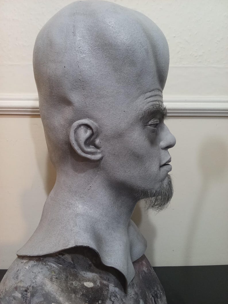 The Twilight Zone kanamit latex mask prop replica 1:1 bust