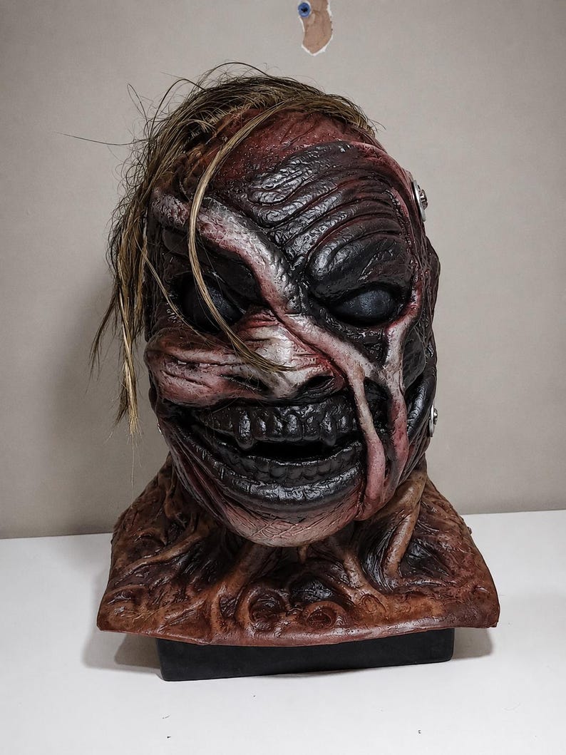 Burnt monster latex mask
