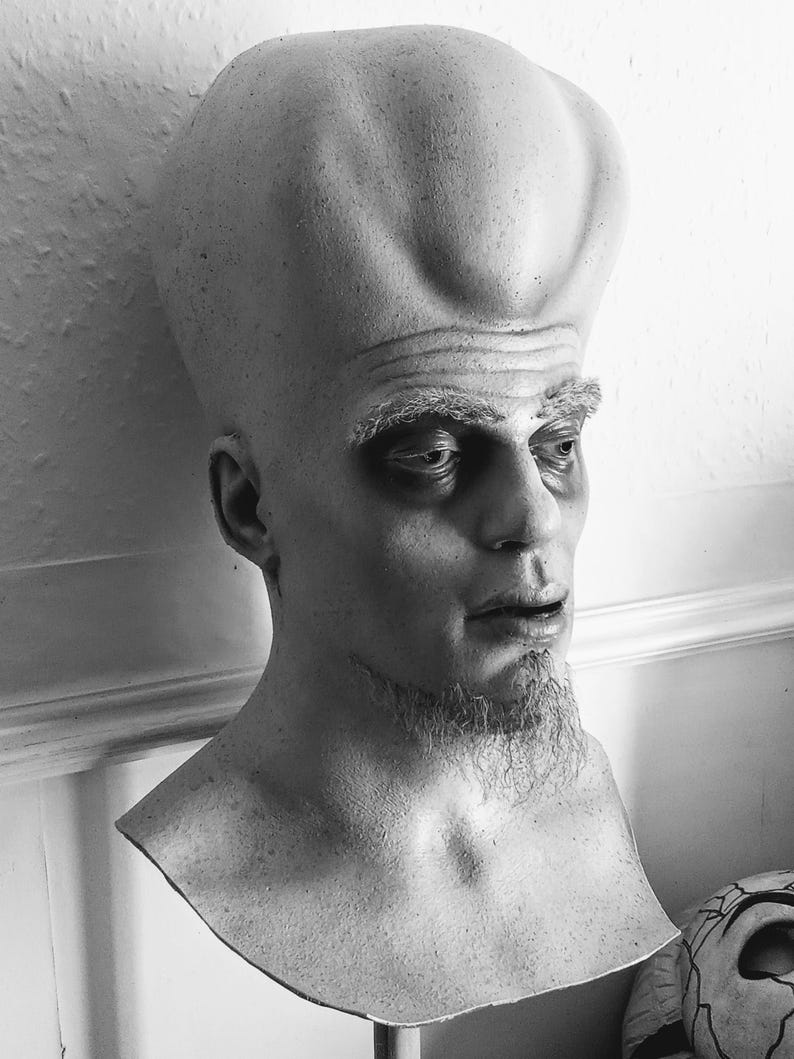 The Twilight Zone kanamit latex mask prop replica 1:1 bust